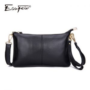 100% Genuine Leather Women Messenger Bag Famous Brand Female Shoulder Bag Envelope Clutch Bag Crossbody Bag Purse for Women 2019