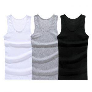 3Pcs/lot Man's Cotton Solid Seamless Underwear Brand Clothing Mens Sleeveless Tank Vest Comfortable Undershirt Mens Undershirts