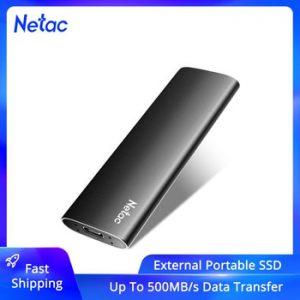 Netac External SSD 500GB 250GB Portable SSD 1TB 2TB SSD External Hard drive USB 3.2 Type C External Solid State Drive For Laptop