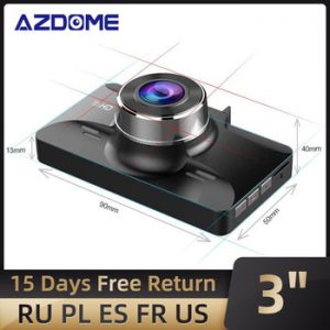 AZDOME M01 Pro 3" IPS Screen FHD DVR 1080P Dash Cam Night Vision Car Recorder Car DVR