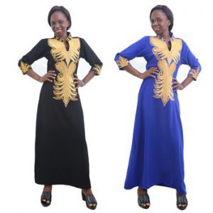 MD african dresses for women bazin riche africa dress plus size traditional african long dress african print women clothing 2021