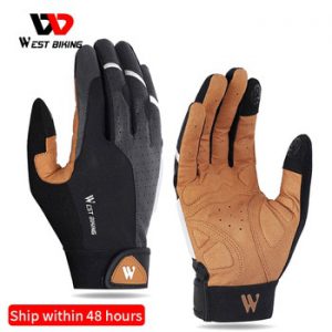 WEST BIKING Sports Cycling Gloves Touch Screen Men Women Gloves Winter Windproof MTB Bicycle Motorcycle Ski Snow Fitness Gloves