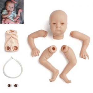 RBG Reborn Kit 18 Inches Reborn Baby Vinyl Doll Kit Tink Unpainted Unassembled Unfinished Doll Parts DIY Blank Reborn Doll Kit