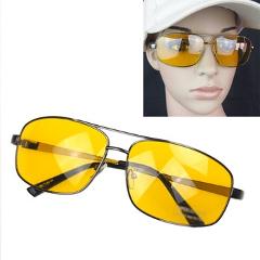 Fashion Anti Glare Vision Driver Safety Sunglasses Yellow Night Driving Glasses high quality retail/wholesales