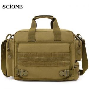 14inch Laptop Military Bag Tactical Bags Camouflage Army Camping Hiking Shoulder Travel Outdoor Molle Bag Sport Fishing XA182A