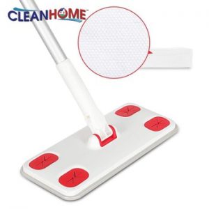 Cleanhome Disposable Dust Mop with 30 Dry Refill Wipes Pads Professional Hardwood Floor Cleaner for Home Cleaning