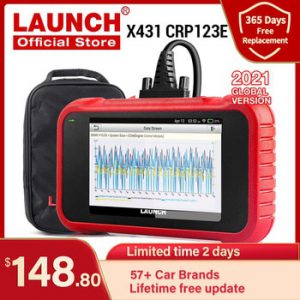 LAUNCH X431 CRP123E OBD2 Car Scanner OBD OBDII Engine ABS Airbag SRS Transmission diagnostic Tools Free update Online PK CRP123X