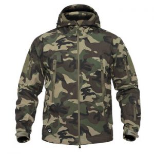 Shark Skin Soft Shell Military Tactical Jacket Men Waterproof Windbreaker Winter Warm Coat Camouflage Hooded Camo Army Clothing