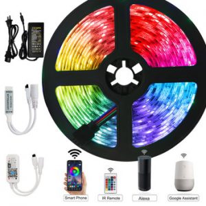 LED Strip Lights Bluetooth WiFi Luces Led RGB5050 SMD2835 Flexible Waterproof Tape Diode 5M10M15M DC12V Remote Control Lighting