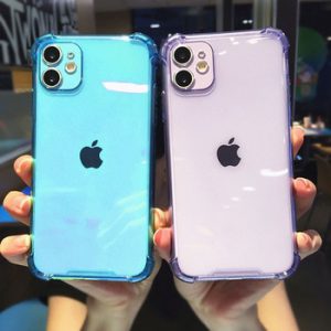 Lens Protection Silicone Phone Case For iPhone 11 Pro XR X XS Max 8 7 6 6S Plus Shockproof Case On iPhone 12 Back Cover Colorful