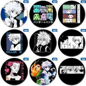 Hunter x Hunter Cosplay Badges Gon Freecss Brooch Icon Collection Bags Killua Zoldyck Kurapika Breastpin for Backpacks