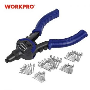 WORKPRO 10"  Riveter Gun with Rivet Nut Blind Rivet Guns Hand Riveting  Kits Home DIY Nails Gun