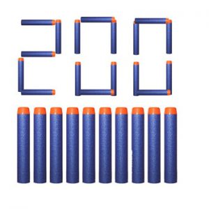 200pcs Refill Darts For Nerf Bullets Soft Hollow Hole Head 7.2cm Refill Darts Toy Gun Bullets Blasters Kids Guns Accessories