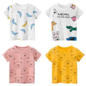 Cotton Kids T-Shirt Children Summer Cartoon Short Sleeve T-Shirts for Girls Clothes  Baby T Shirt Toddler Tops Clothing New 2020