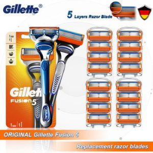 Gillette Fusion 5 Shaving Machine Safety Razor Holder Face Shaver Cassettes Shave Beard Case With Replaceable Blades For Men Hot