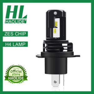 /HL LED H4 Motorcycle Headlight Bulb Moto Bulb Light Lamp 6500K LED Car Lamps Mini Size ZES Chips 12V