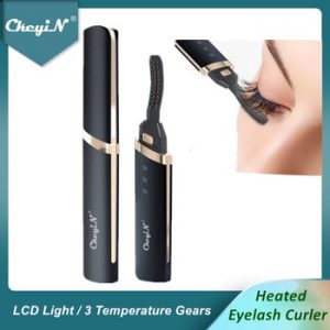 Electric Heated Eyelash Curler USB Rechargeable Eyelashes Curler Quick Heating Natural Eyelash Curler Long Lasting Dropshipping