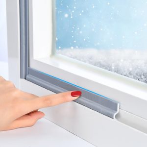 Soundproof Slides Window Seal Strip Self-adhisive Cuttable Door  Draft Stopper Weatherproofing Stripping Nylon Cloth Foam