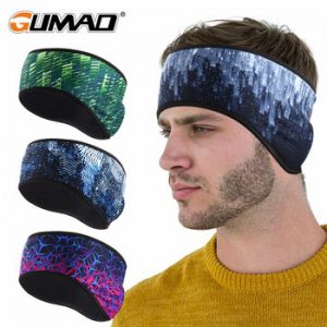 Warm Ear-Cover Sweatband Thermal Fleece Headband Fitness Bicycle Running Yoga Gym Sport Men Women Head Bandage Hair Sweat Band