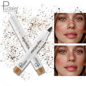 Pudaier Natural Freckle Pen Popular Makeup Embellishment Pen Spots Fake Makeup Pen Waterproof Durable Cosmetics Dot Spot Pen