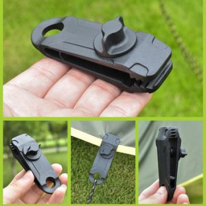 10pcs Tarpaulin Clip Quality Durable Awning Tent Lashing Buckle Outdoor Camping Awning Hook Windproof Rope Barb Clip