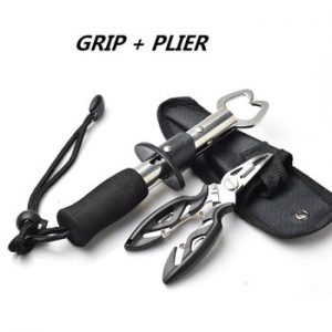 Cutter Plier Scissor Fish Gripper Plier Set Nipper Pincer Snip Fishing Lure Lipgrip Accessory Tool Clip Clamp Grabber Trigger