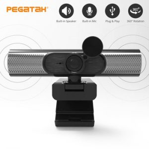 Speaker Webcam 1080p Web Camera with Microphone PC Camera Full HD Webcam 1080p Web Cam for Computor Usb Camera With Webcam Cover