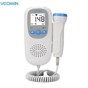 Vcomin Fetal Doppler hand-hold Pocket portable sound Baby heart pregnancy Ultrasound fetus doppler Detector machine monitor hire