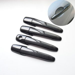 For Mazda 3 2004 - 2009  Mazda 5 2006 - 2017 Mazda 6  2003 - 2015 Chrome Carbon Fiber Car Door Handle Cover Trim Accessories