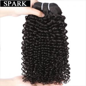 Spark Brazilian Kinky Curly Hair Bundles 1/3/4PCS 8"-26" 100% Human Hair Weaving Ombre Color Remy Hair Extensions Curly Hair L