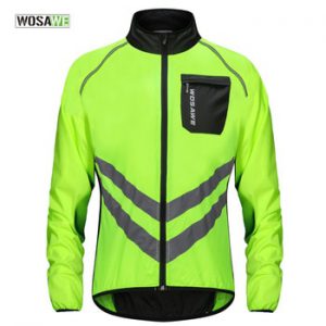 WOSAWE Cycling Rain Jacket High Visibility MultiFunction Jersey Road MTB Bike Bicycle Windproof Quick Dry Rain Coat Windbreaker