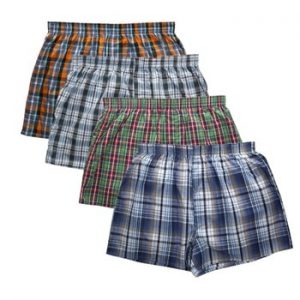 New Classic Plaid men arrow pants casual fashion brand High quality boxer 4pcs/lot mens Cotton boxers men's shorts underwear