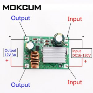 DC 9V 12V 24V 36V 48V 72V 84V 120V to 5V 3A Step Down Module Power Supply dc dc converter Buck Converter step up converte