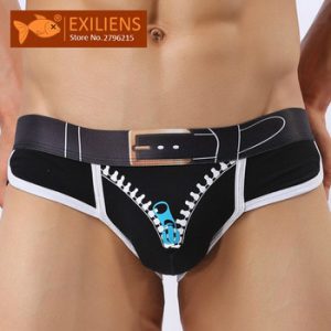 EXILIENS Brand New Men Underwear Brief Cotton Briefs Mens Shorts Print Cuecas Masculina Man Boxershorts Hombre Size S-XL 1225