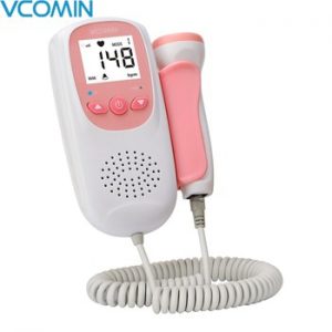 Vcomin Fetal Doppler hand-hold Pocket portable sound Baby heart pregnancy Ultrasound fetus doppler Detector machine monitor hire