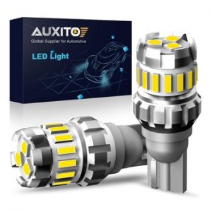 AUXITO 1200Lm W16W T15 LED Bulbs Canbus OBC Error Free LED Backup Light 921 912 W16W Car Reverse Lamp D030 Xenon White 12V 6500K