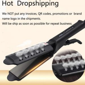 Hair Straightener Four-gear Temperature Adjustment Ceramic Tourmaline Ionic Flat Iron Curling Hair Straightener For Women Hair