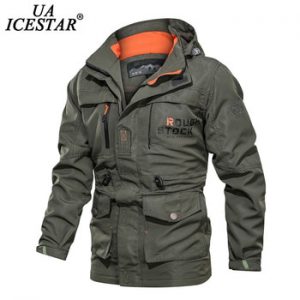 UAICESTAR Men Winter Jacket Parkas Coat Windproof Outdoor Military Fashion Thicken Warm Jackets Casual Large Size 5XL Men's Coat