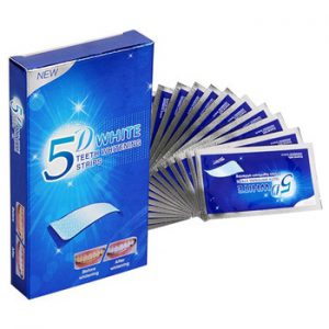 M`J 5D Gel Teeth Whitening Strips White Tooth Dental kit Oral Hygiene Care Strip for false Teeth Veneers Dentist seks Whiten gel