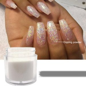 1 Box Holographic Dipping Powder Nail Dip Powder Set Pigment Glitter Nails Gradient Glitter Acrylic Powder Nail Art Decorations