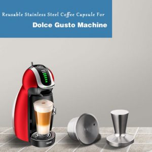 Stainless Steel Dolce Gusto Filter Baskets Capsule Dripper Reusable Capsula For Dolce Gusto Refillable Metal Dolce Gusto Pod Cup