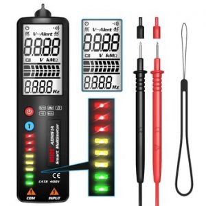 BSIDE ADMS1A 2.4” LCD Voltage Detector Pen Non-contact AC Voltage Tester Volt Ohm Hz Continuity V-Alert Tester with Flashlight