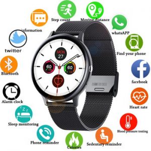 2020New Color Screen Smart Watch Men Women Full Touch Fitness Tracker Blood Pressure for Xiaomi Woman Smart Bluetooth Call watch