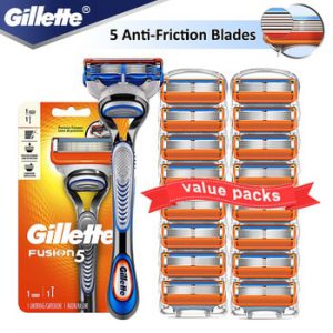 Gillette Fusion 5 Shaving Machine Safety Razor Holder Face Shaver Cassettes Shave Beard Case With Replacebale Blades For Men