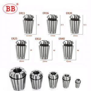 BB ER Spring Collet Standard CNC Holder ER11 ER16 ER20 ER25 ER32 ER40 16 Slots Engraving Machine Milling Lathe Work Holding Tool