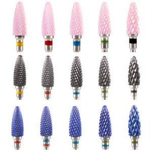 Nail Bit Ceramic Nail Drill Bit Pedicure Drill Milling Cutter for Manicure Machine Pedicure Caps Ceramic Drill Nail Polish Tools