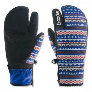 BOODUN Winter Snow Snowboard Gloves for Women Ski Gloves Windproof Waterproof Non-slip Skating Skiing Gloves Cotton Warm Mittens