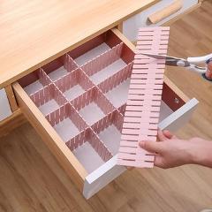 Household Storage Shelves Partition Board DIY Drawer Divider Free Combination Adjustable Partition Board Space-saving Tools