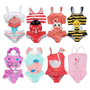 Toddler Infant Baby Girls Swimwear Watermelon Swimsuit Swimming Beach Bathing Bikini Cute Summer One-piece Swimming Baby Overall