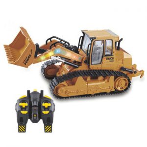 1/16 RC Truck Bulldozer Dumper Caterpillar Tractor Model Engineering Car Lighting  Excavator Radio Controlled Car Toys For Boys